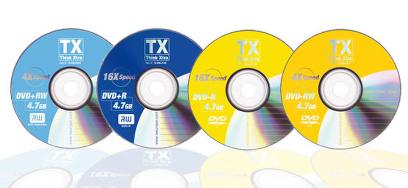 Think Xtra DVD-R 4.7GB Campane 4.7GB DVD-R 10pc(s)