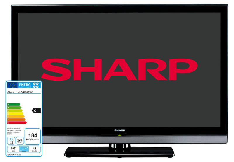 Sharp LC-42SH330E 42Zoll Full HD 3D Schwarz LCD-Fernseher