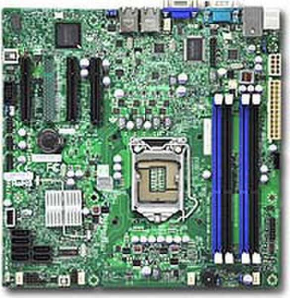 Supermicro X9SCL-B Intel C202 Микро ATX материнская плата для сервера/рабочей станции