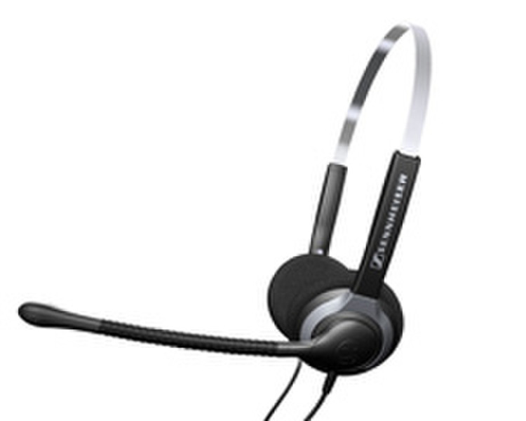 Sennheiser SH 250 Binaural Wired Black,Silver mobile headset