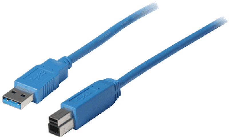 Vedimedia USB 3.0 A/B 1.0m 1м USB A USB B Синий