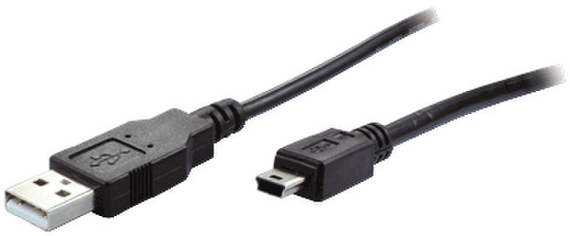Vedimedia USB 2.0 A/Mini-B 1.0m 1m USB A Mini-USB B Black