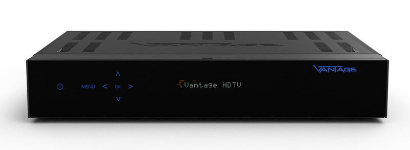 Vantage HD 8000S Twin PVR Black TV set-top box