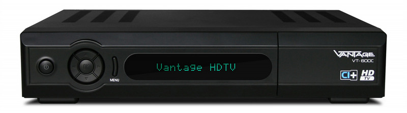 Vantage VT-600C Black TV set-top box