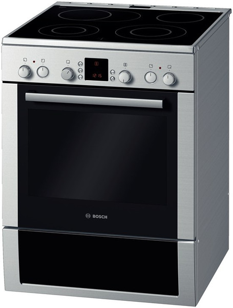 Bosch HCE744350R Freestanding Induction hob A Stainless steel cooker