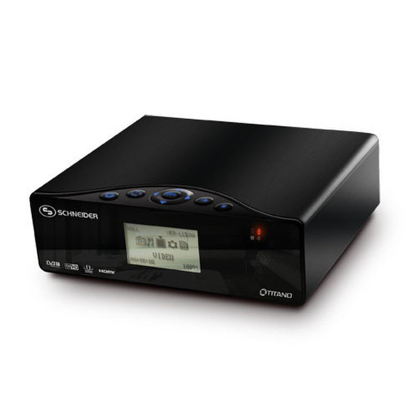 Schneider Titano MKV HD 1TB Black digital media player