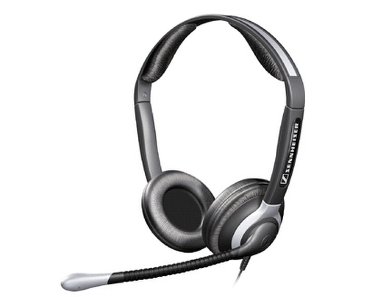 Sennheiser CC-550 Binaural Headset - Cable Connectivity Стереофонический Проводная гарнитура мобильного устройства