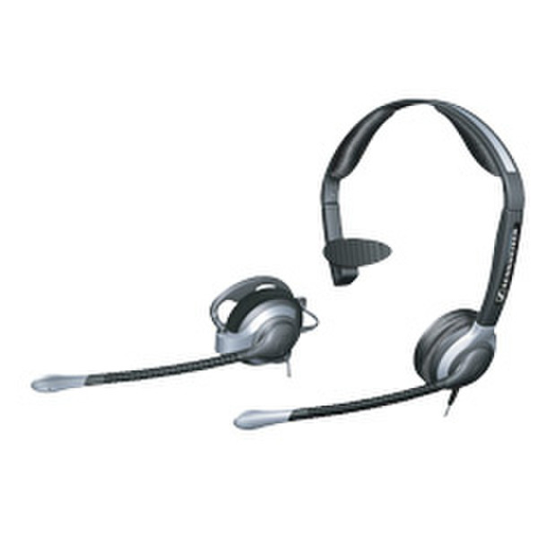 Sennheiser Call center hadset Monophon Verkabelt Schwarz, Silber Mobiles Headset