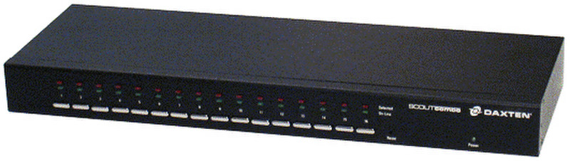 DAXTEN 1013-108 Schwarz Tastatur/Video/Maus (KVM)-Switch