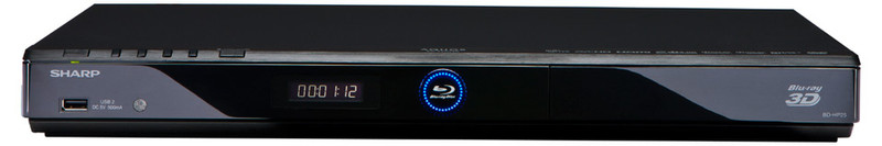 Sharp BD-HP25S Blu-Ray player 3D Black