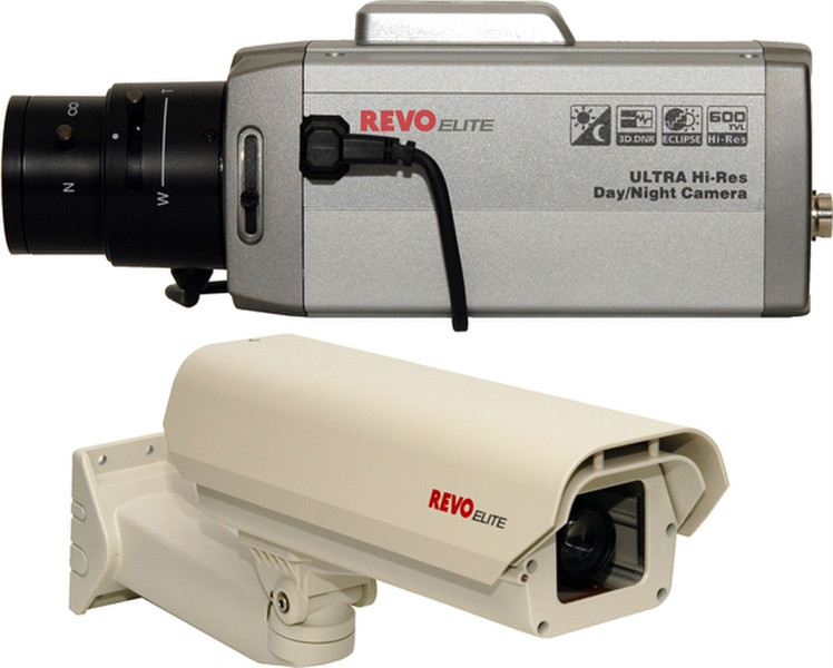 Revo REXT600-1 Innen & Außen box Schwarz, Grau, Silber Sicherheitskamera