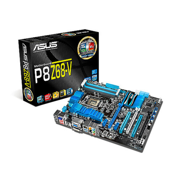 ASUS P8Z68-V Intel Z68 Socket H2 (LGA 1155) ATX motherboard
