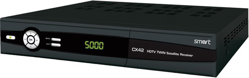 Smart CX-42 Schwarz TV Set-Top-Box