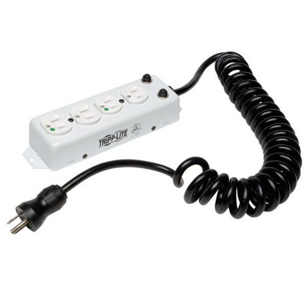 Tripp Lite PS-410-HGOEMCC 4AC outlet(s) 120V 4.572m Weiß Spannungsschutz