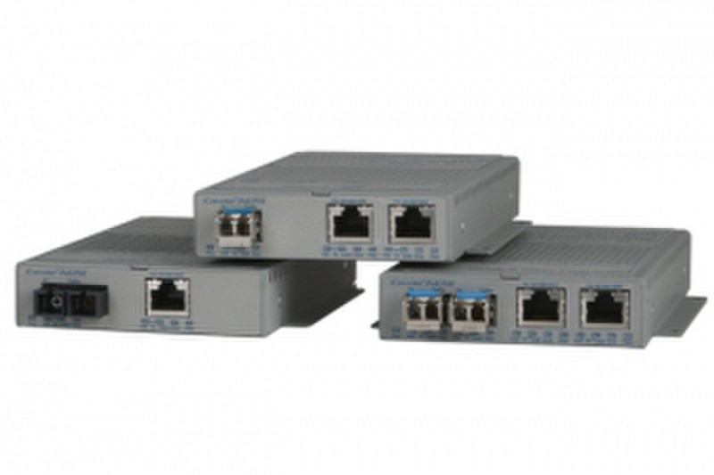 Omnitron OmniConverter FPoE/SL 100Mbit/s 1310nm Multi-Modus Netzwerk Medienkonverter