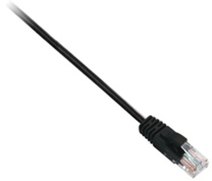 V7 0.3m RJ-45 M/M 0.3m Black networking cable