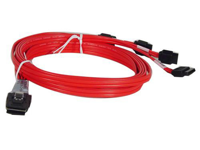 LSI CBL-SFF8087-SATASB-10M 1m SATA Red SATA cable