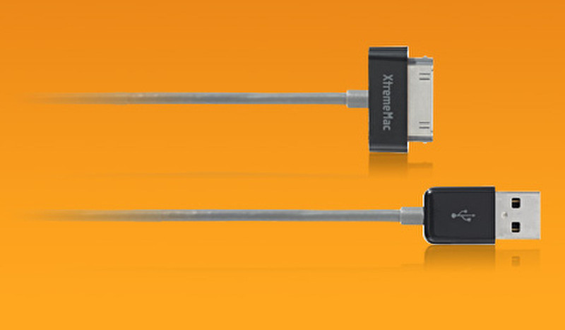 Imation 1.2m Cable USB to 30 Pin 1.2м USB Apple 30-pin Черный дата-кабель мобильных телефонов