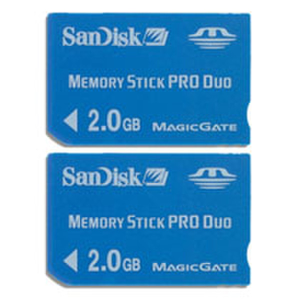 Sandisk Memory Stick PRO Duo 2GB MS memory card