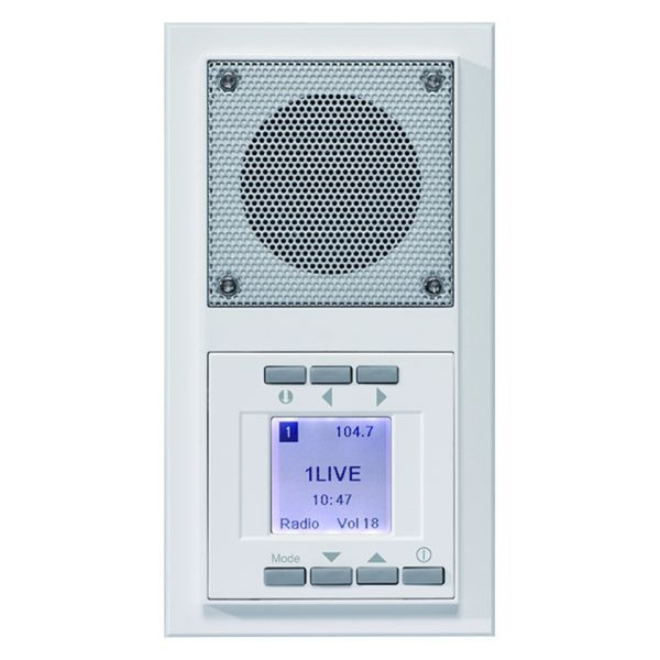 PEHA D 20.485.02 RADIO Часы Цифровой Белый радиоприемник