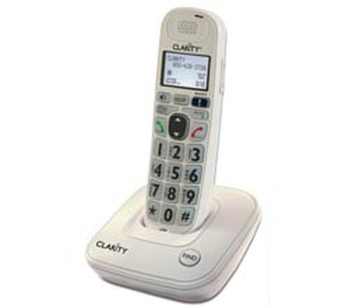 Clarity D702HS DECT Caller ID White telephone