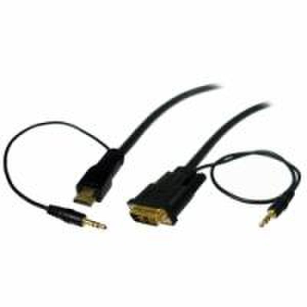 Cables Unlimited PCM-2298-03 0.9m HDMI DVI-D Schwarz Videokabel-Adapter