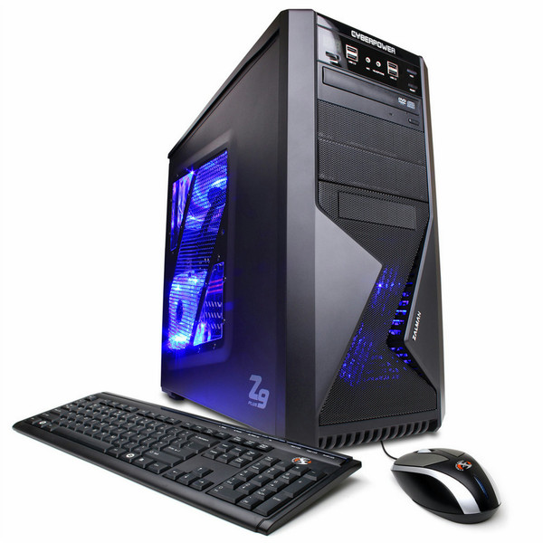 CyberpowerPC Gamer Xtreme GXI250 3.1GHz i3-2100 Midi Tower Black PC