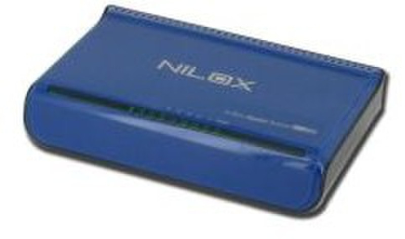 Nilox 16NX040502002 Синий сетевой коммутатор