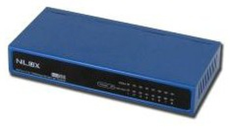 Nilox 16NX040801003 Blau Netzwerk-Switch