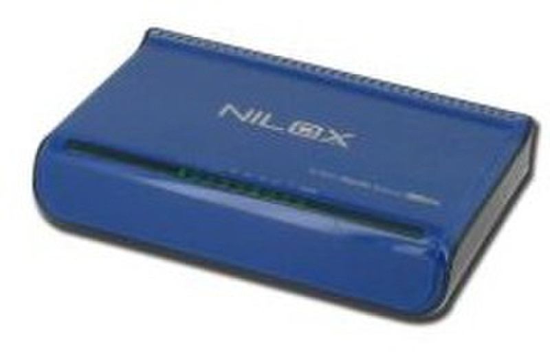 Nilox 16NX040802002 Синий сетевой коммутатор