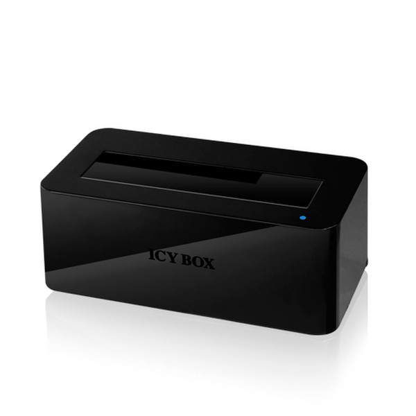 ICY BOX IB-112StUS2-B Schwarz Notebook-Dockingstation & Portreplikator