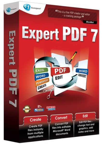 Avanquest Expert PDF 7 software manual