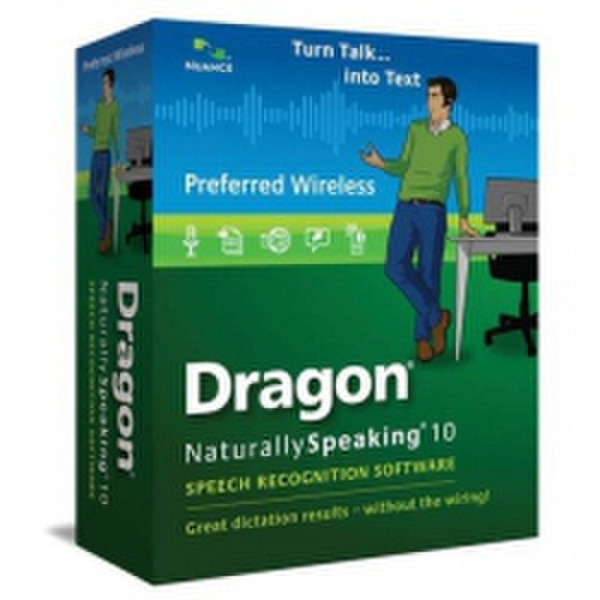 Nuance Dragon NaturallySpeaking 10 Preferred, ESP, OLV, EDU