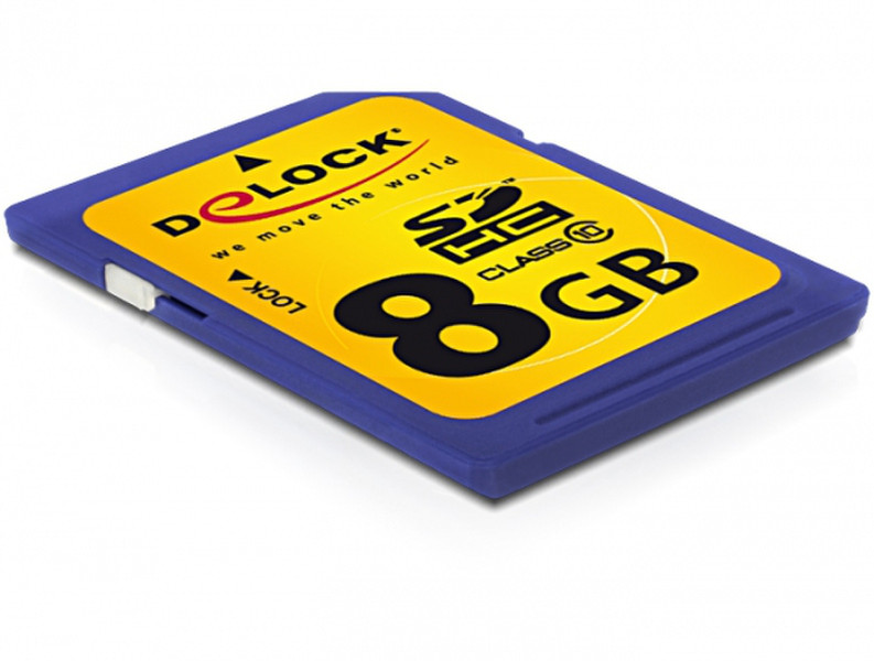 DeLOCK 8GB SDHC 8ГБ SDHC Class 10 карта памяти