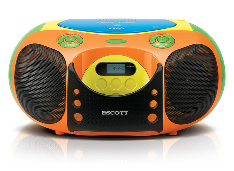 SCOTT SDM 1026 Gecko Portable CD player Multicolour