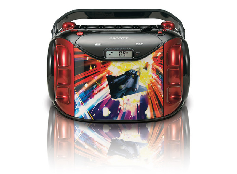 SCOTT SDM 1050 Cyborg Portable CD player Multicolour
