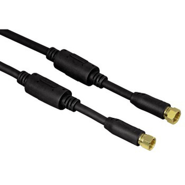 Hama 3m Coax Cable 3m RF RF Schwarz