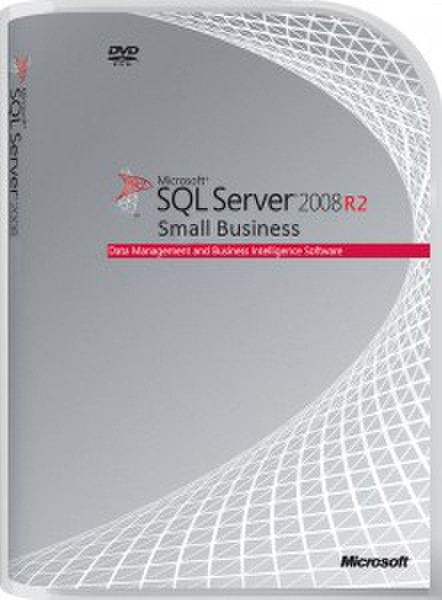 Microsoft SQL Server 2008 R2 f/Small Business, 1pk, 5DCAL, DSP, OEM, ENG