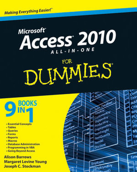 For Dummies Access 2010 All-in-One 792страниц руководство пользователя для ПО