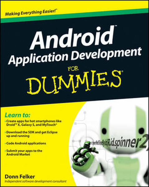 For Dummies Android Application Development 384pages software manual