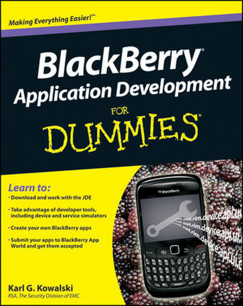 For Dummies BlackBerry Application Development 408pages software manual
