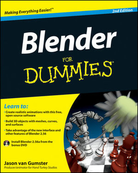 For Dummies Blender, 2nd Edition 472pages software manual