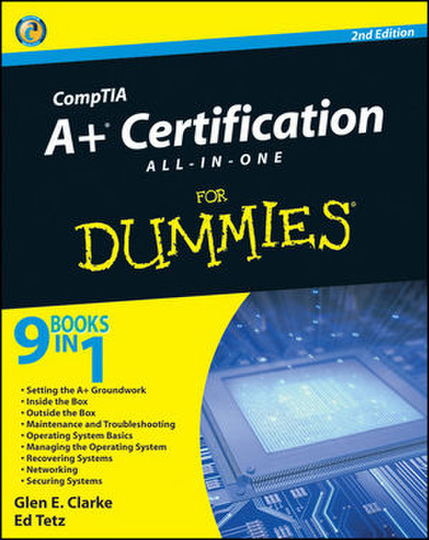 For Dummies CompTIA A+ Certification All-In-One, 2nd Edition 1200pages software manual
