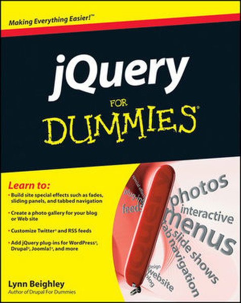 For Dummies jQuery 360pages software manual