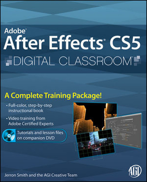 Wiley Adobe After Effects CS5 Digital Classroom 384pages software manual