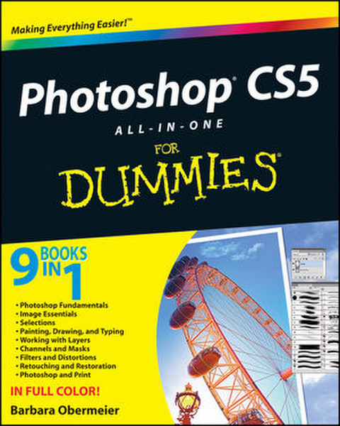For Dummies Photoshop CS5 All-in-One 720pages software manual