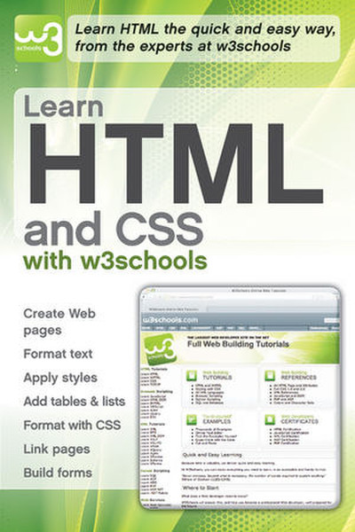 Wiley Learn HTML and CSS with w3Schools 240pages software manual