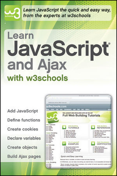 Wiley Learn JavaScript and Ajax with w3Schools 264pages software manual