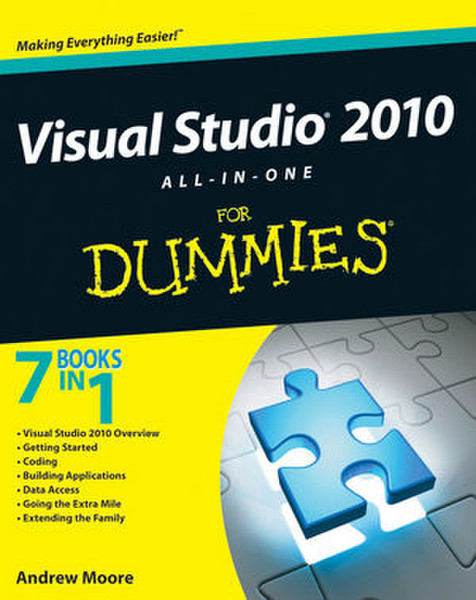 For Dummies Visual Studio 2010 All-in-One 912pages software manual