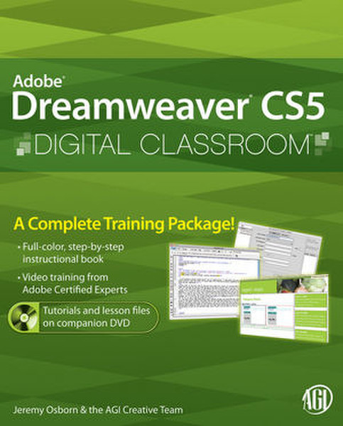 Wiley Dreamweaver CS5 Digital Classroom 464страниц руководство пользователя для ПО